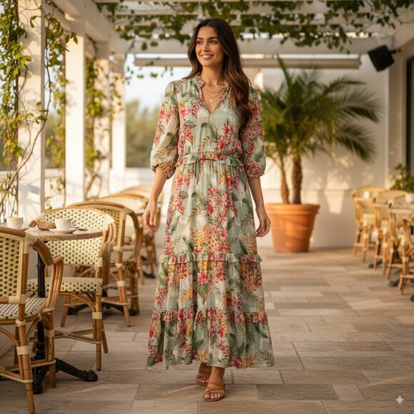 NWT Lost + Wander OFF TO MAKAI MAXI DRESS - Picture 1 of 7